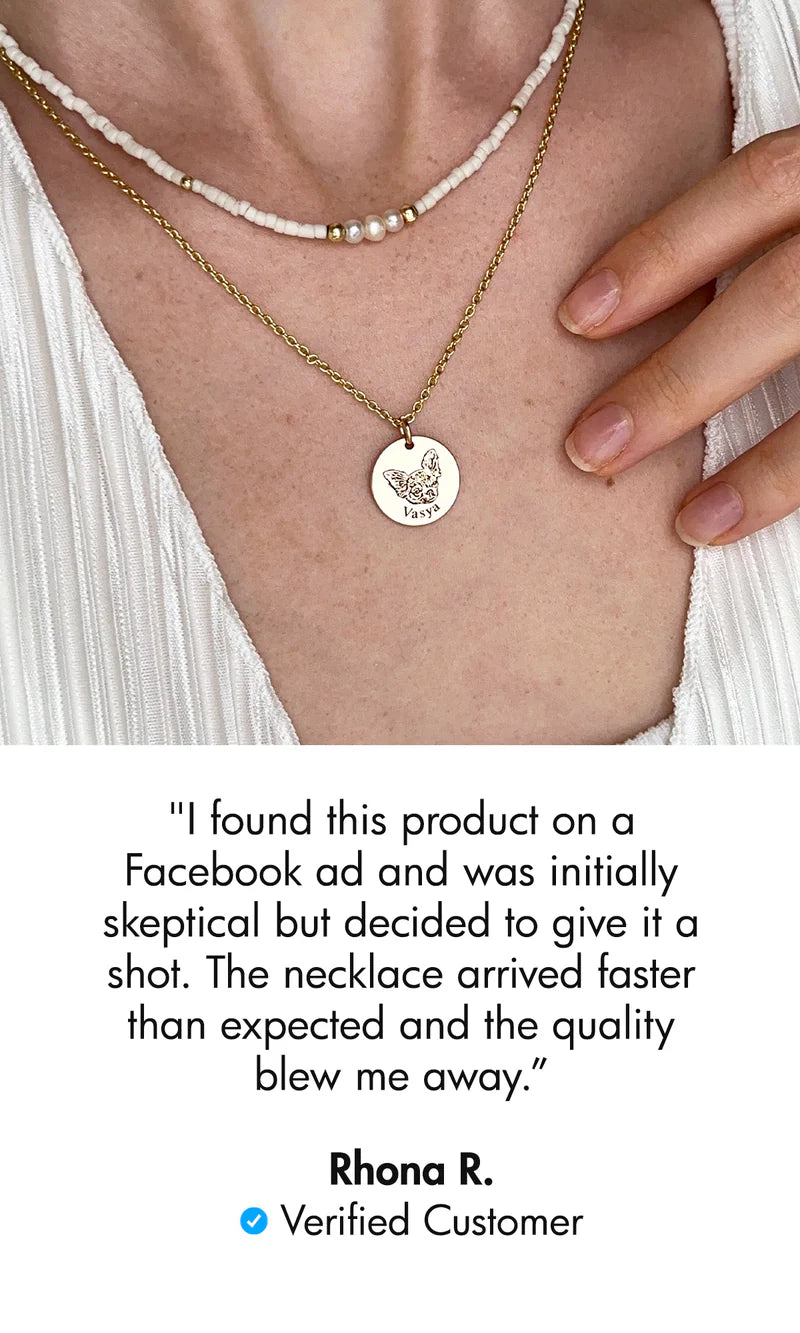 Paw Projection Necklace