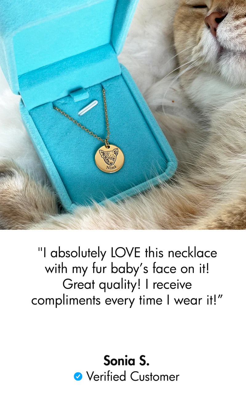 Paw Projection Necklace