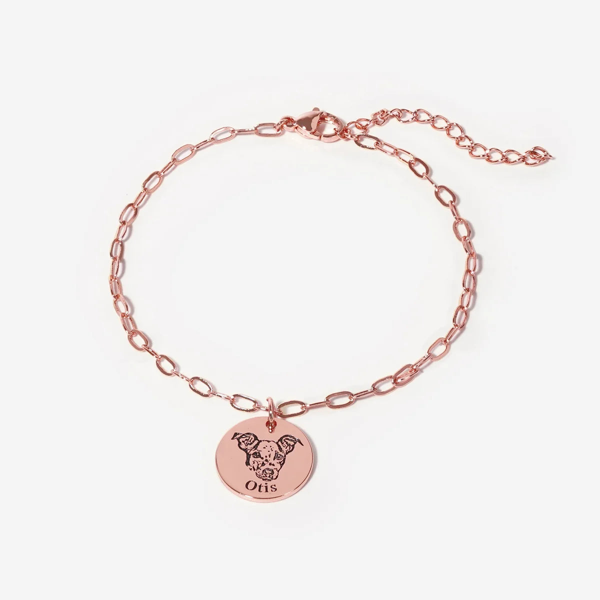Paperclip Pet Face Bracelet